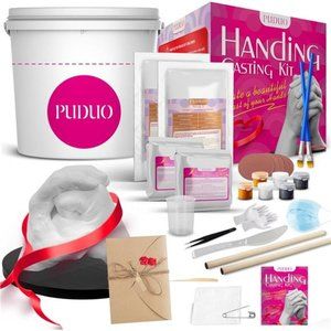 Hand Casting Kit for Couples or Family, Plaster Hand Mold Keepsake Sculpture Kit